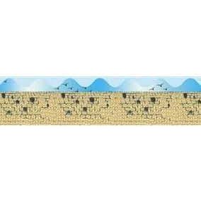 Jerusalem stones scalloped border