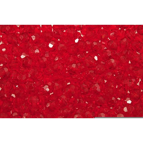 Faceted Round Transparent Beads 8mm