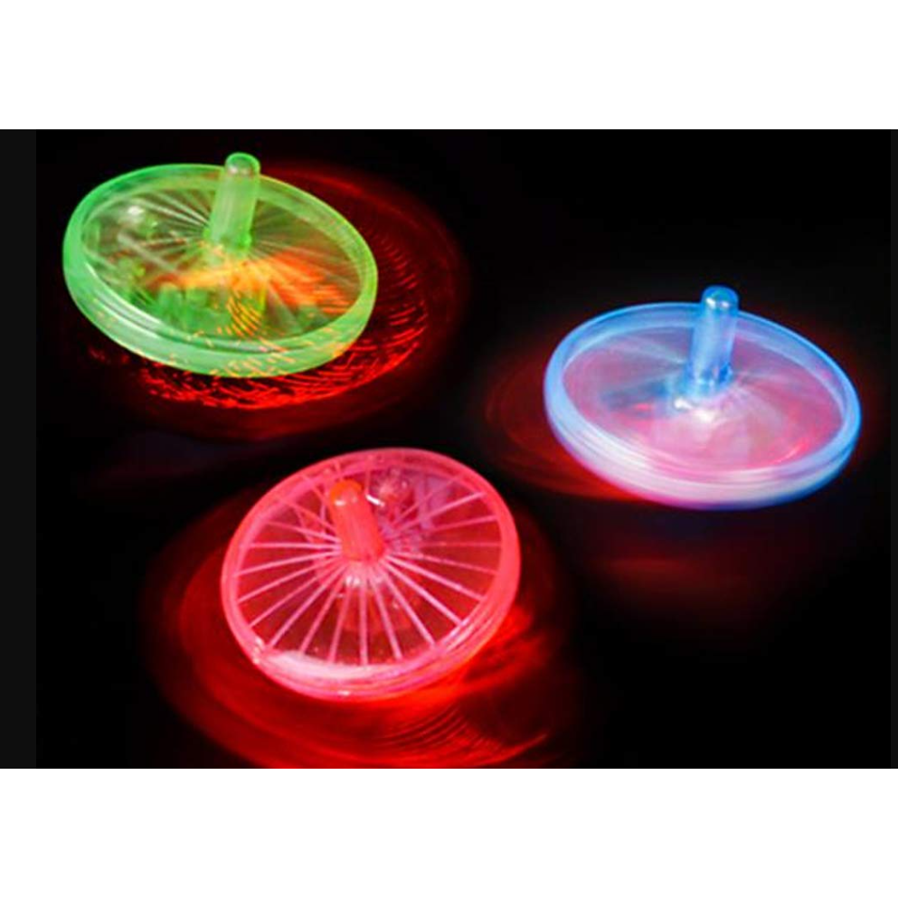 Light Up Spin Tops 12/pk