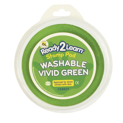 Ready2Learn™ Circular Jumbo Vivid Green Washable Stamp Pad (Discontinued)