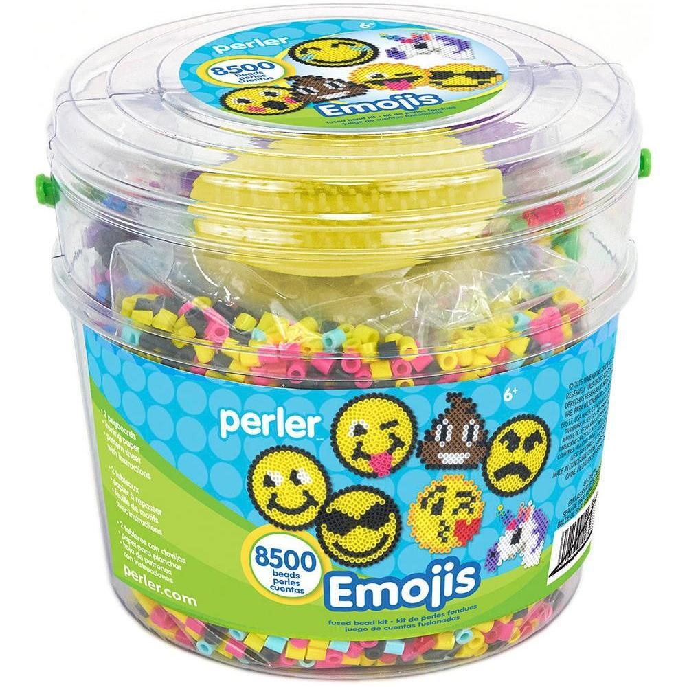 Perler Fused Bead Emoji Bucket Kit 8500/pk (Discontinued)