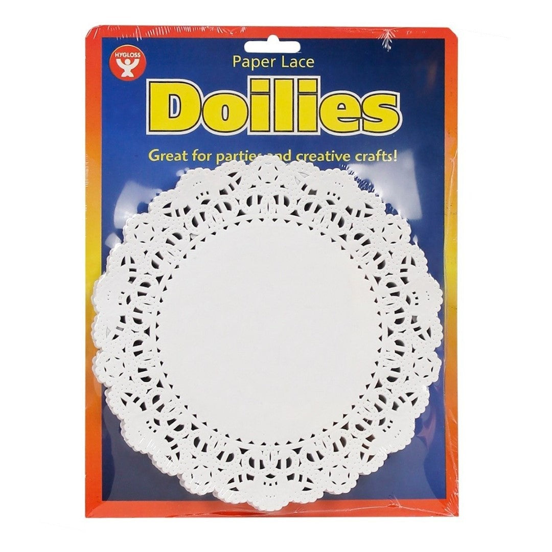 Round Paper Lace Doilies (White, 4", 100 Pack)