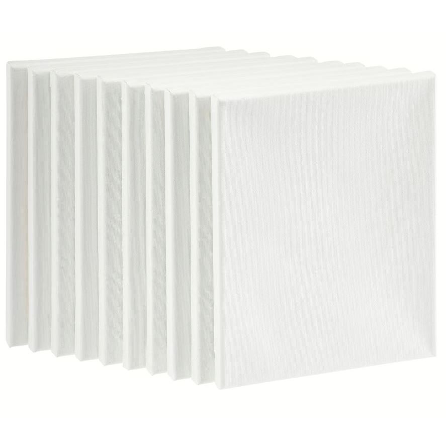 8x10 Premium Gallery Stretched Canvas: White, 1.5 inches Deep