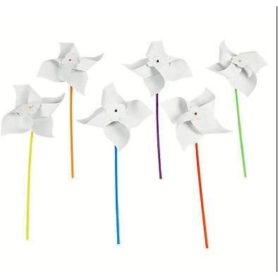 DIY paper jumbo pinwheels 24/pk 16.5"