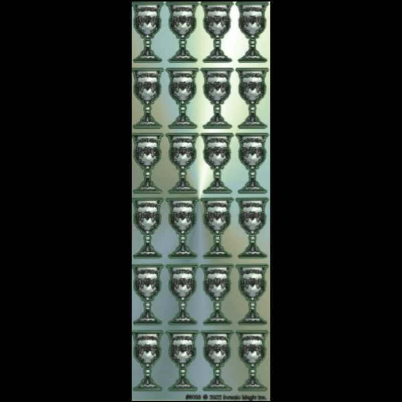 Silver Bechers Stickers 24 on a sheet 2" (6 Sheets)