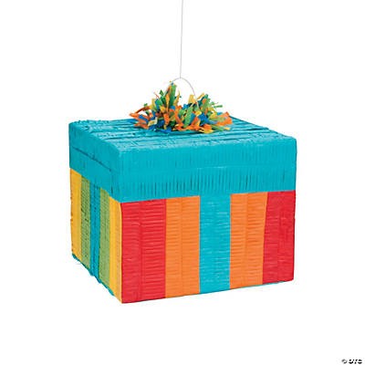 Present Piñata 13" x 13" x 12"
