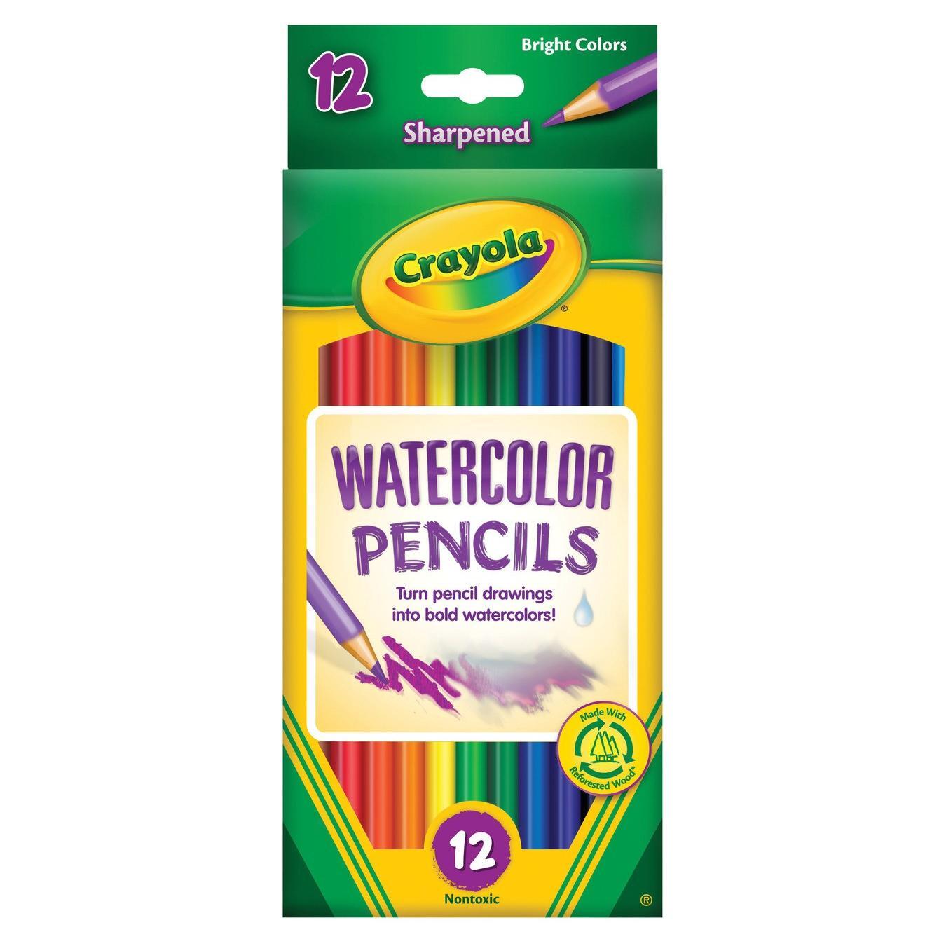 Crayola Watercolor Colored Pencil Set, 12/pk.