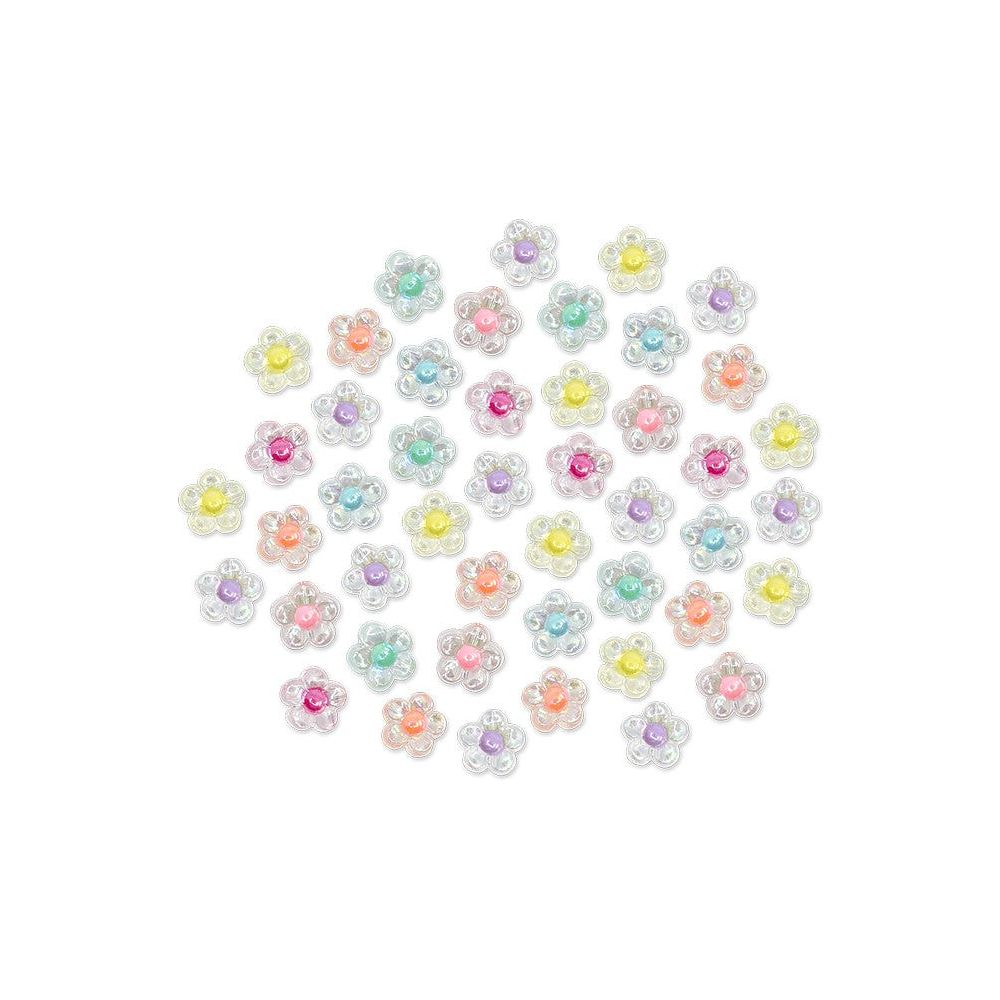 Fashion Acrylic Multi Flower Beads (closeout)