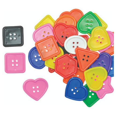 Really Big Buttons 2” x 2” 60/pkg