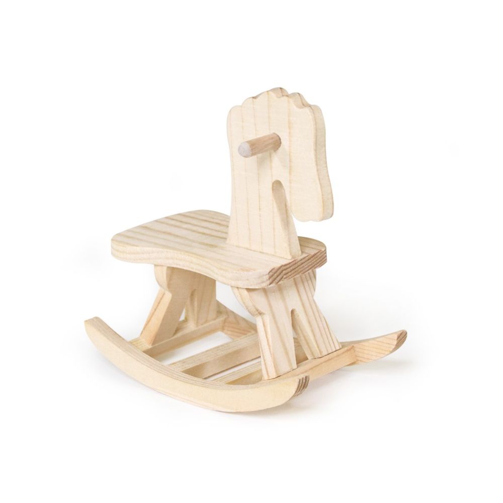 DIY Wooden Horse 11.5 x 6.5 x 11.7cm