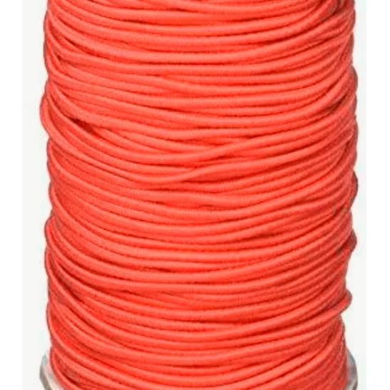 Elastic Cord String 2mm 76yd Red