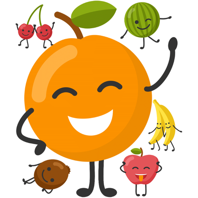 happy fruit Centerpiece 1 24x28