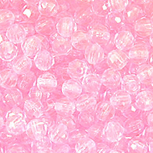 Faceted Round Transparent Bead 8mm 900/pk
