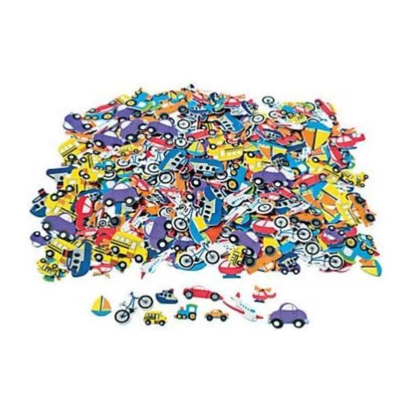 Fabulous Foam Self-Adhesive Transportation Shapes 500/Pk