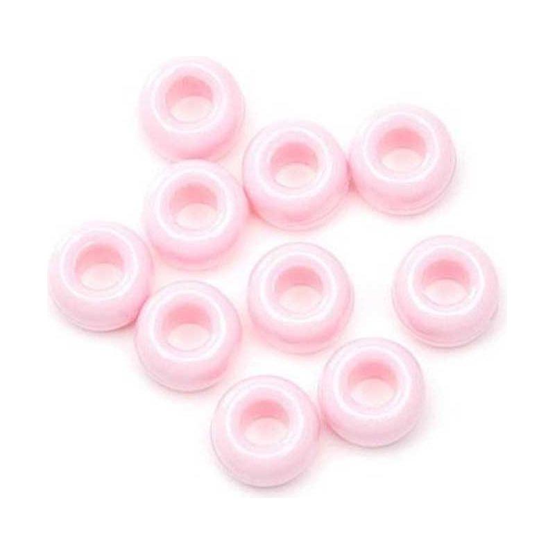 Pony Beads 6 x 9mm (Purple, 900-1000 Pcs)