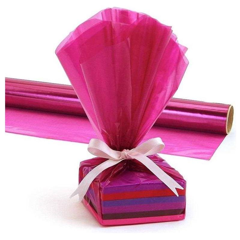 Cellophane Wrap (Orange, 40-Inch X 100 Ft)