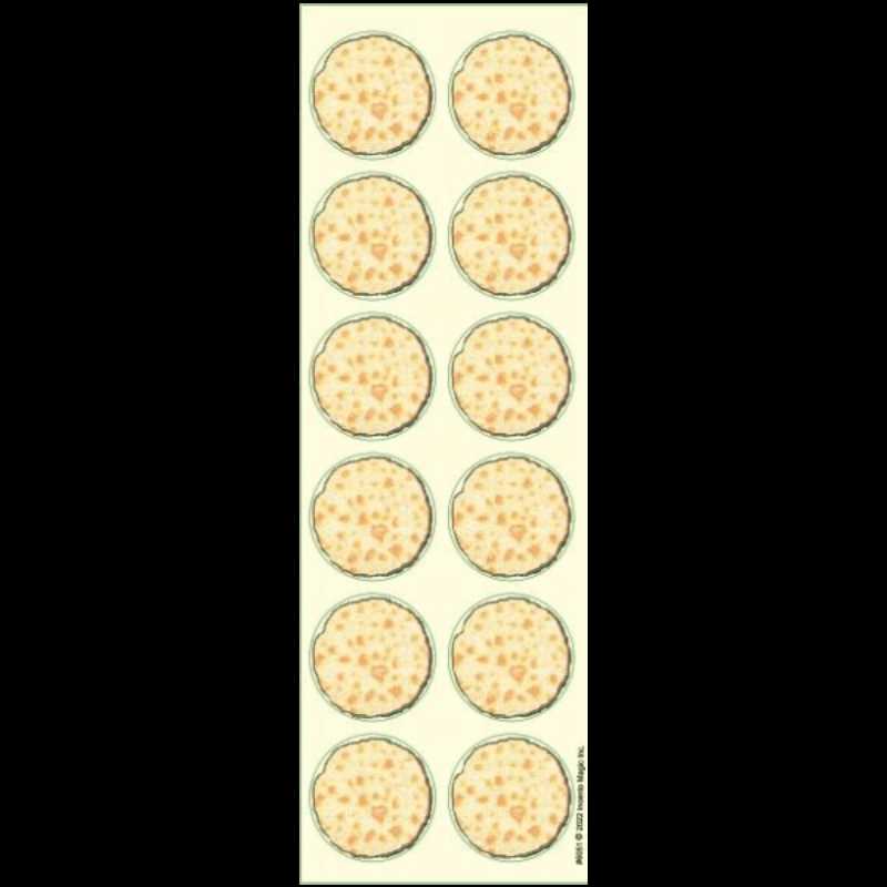 Matzah stickers (1", 25 Sheets)