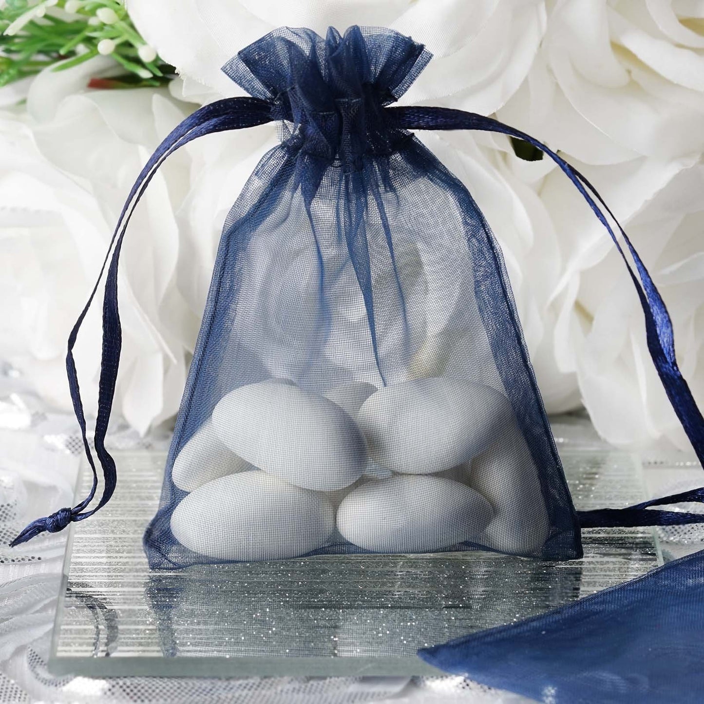 Organza Bags Drawstring 3"x4" 12/pk (Blush)