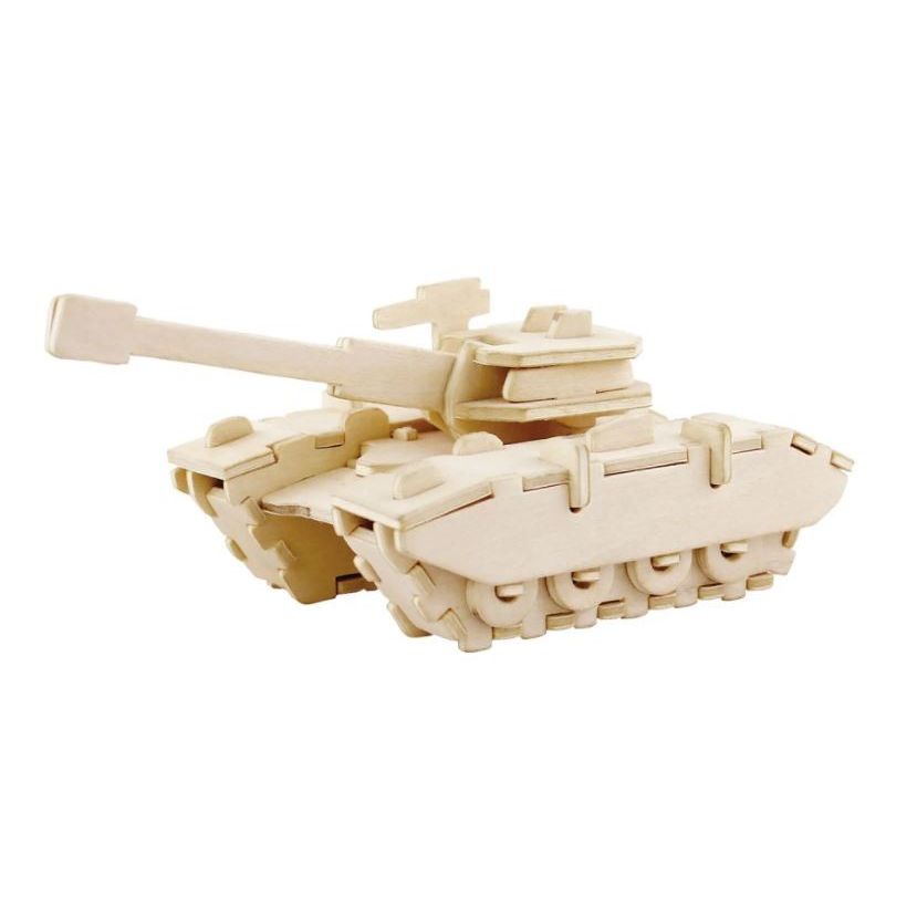 3D Wooden Puzzle Tank