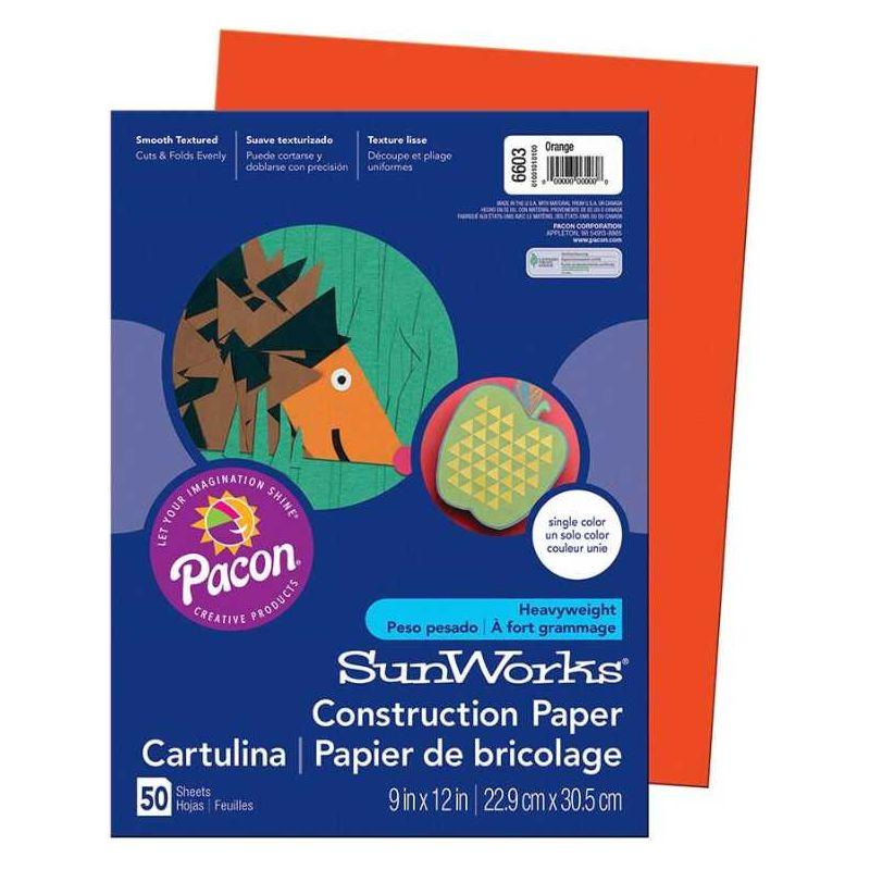 Construction Paper 9"x12" (50 Pack, Light Green)