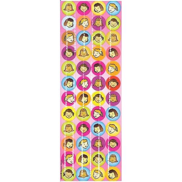 Girls Dots Stickers (25 Sheets)