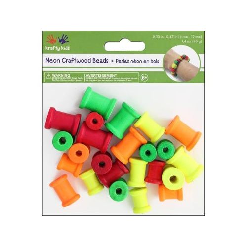 Neon Beads 40g Asst Sizes (closeout)