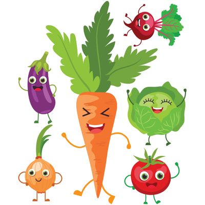 happy veggy Centerpiece 24x28