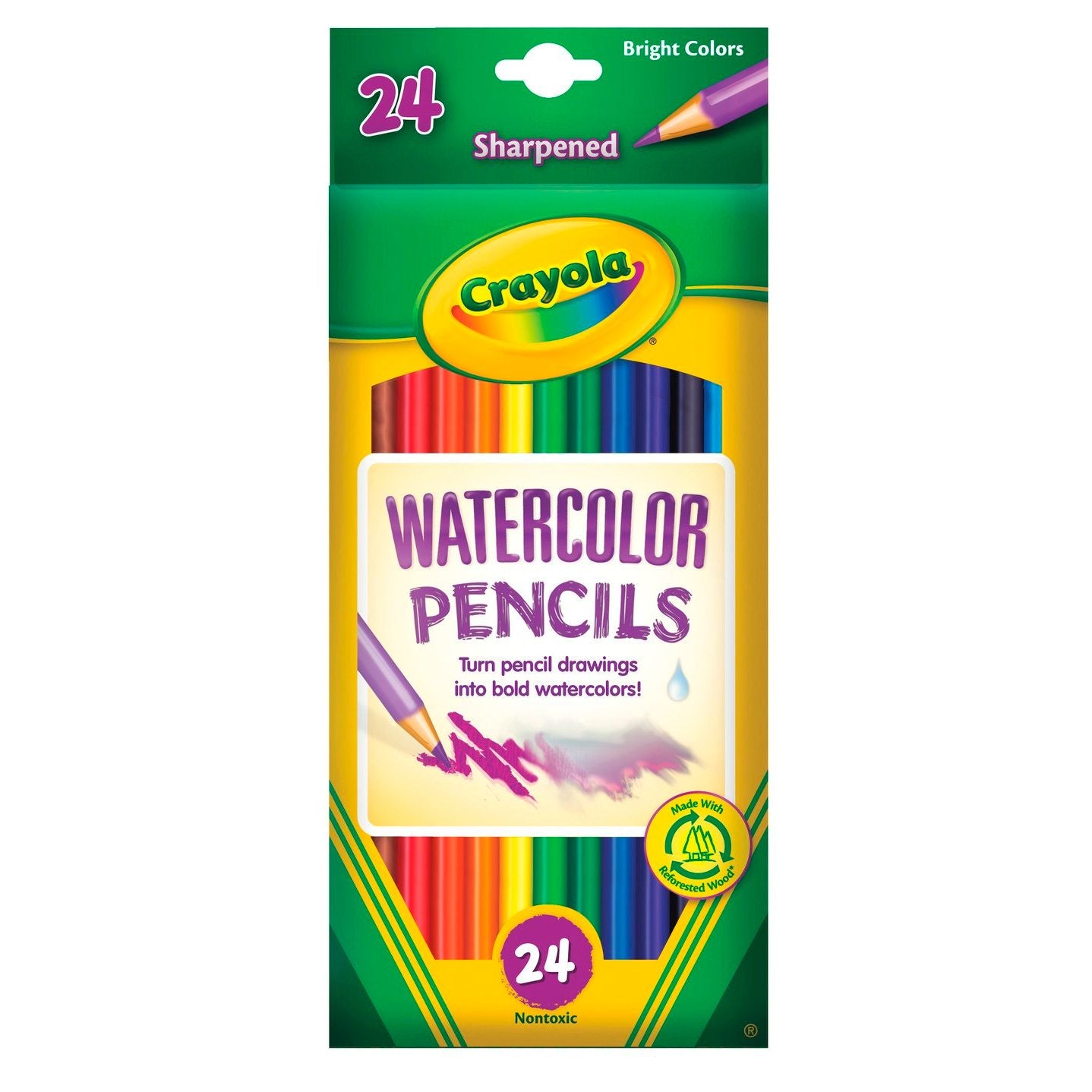 Crayola Watercolor Colored Pencil 24/pk.