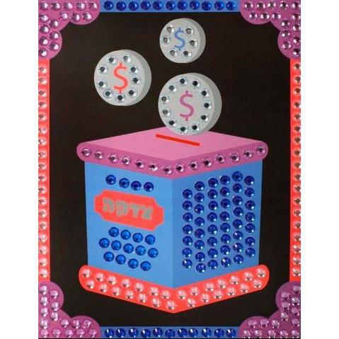 Stick a stud tzedakah