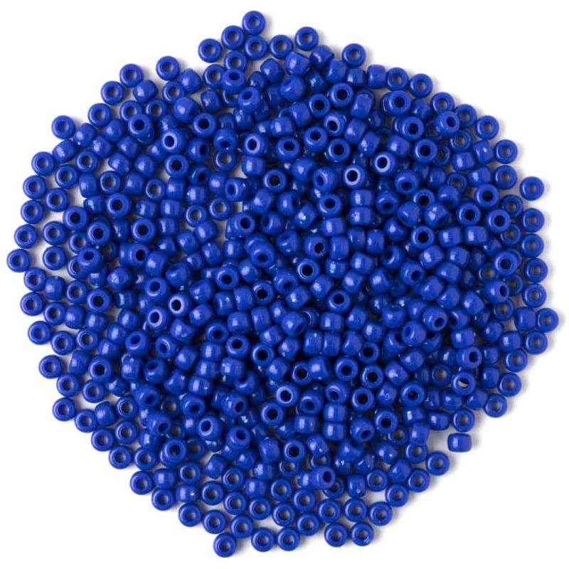 Pony Beads 6 x 9mm (Purple, 900-1000 Pcs)