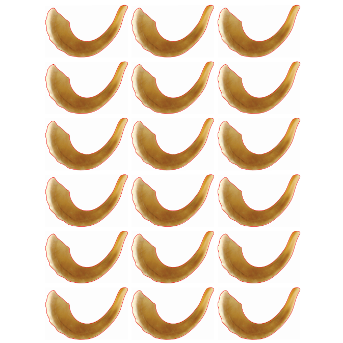 Shofer Stickers Die Cut 1.5" Color Print Shofar 10/pk