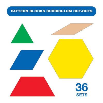 Pattern Blocks Curriculum Cutouts 36 sets