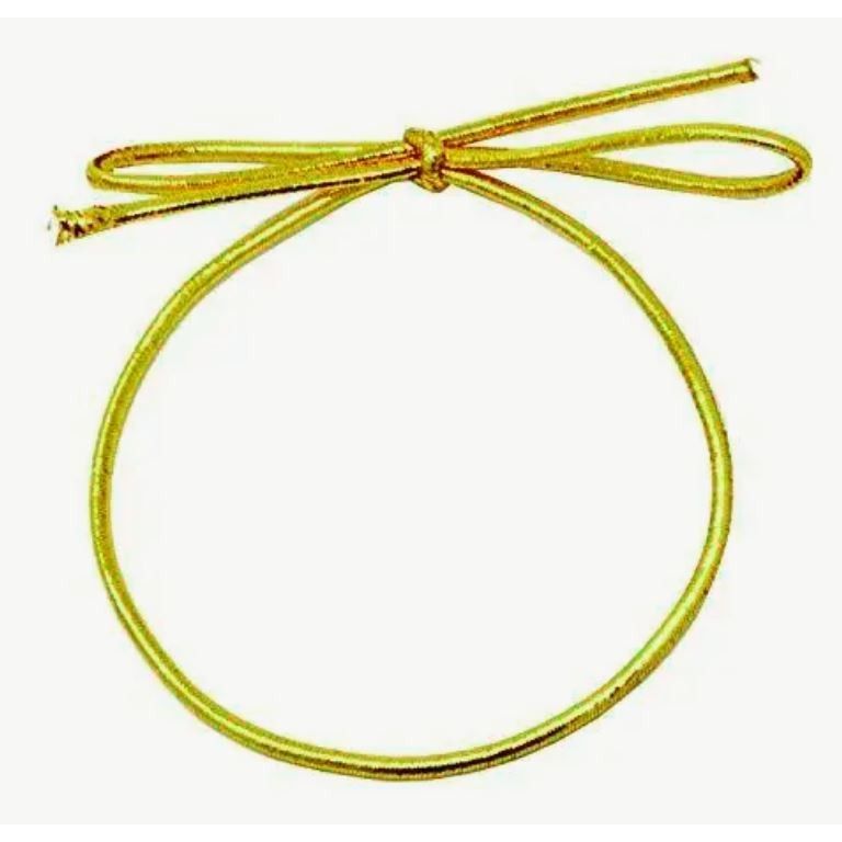 Pre -Tied Bows Elastic Ribbon For Girts, Boxes... 100/pk 6"