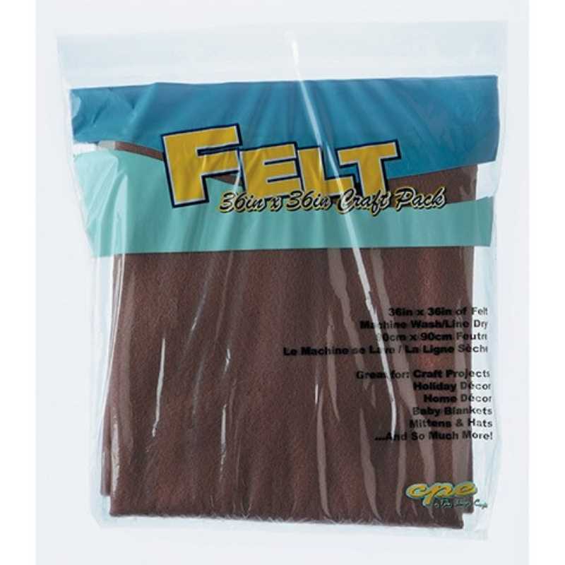 Felt Sheets (Brown, 12"x18")