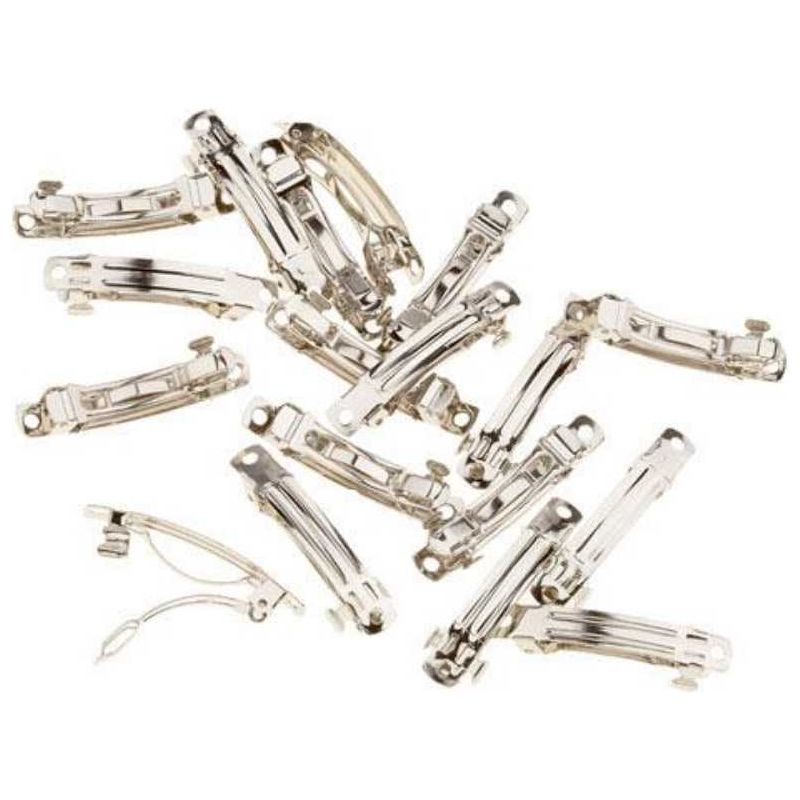 French Hair Clips Barrettes - 70mm 24/pk
