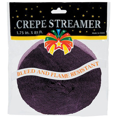 Crepe Paper Streamer 1.75"x 81 ft (Lt Blue)