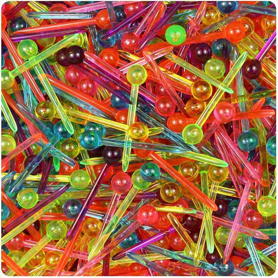 Globe Pins Assorted 25mm 1/4 lb