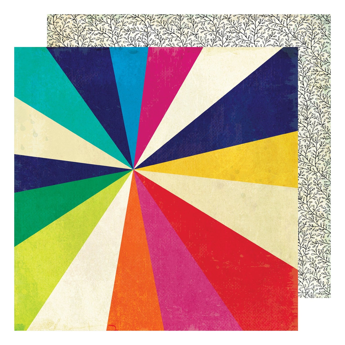 Patterned Paper - Vicki I Boutin - Color Kaleidoscope - 12 X 12