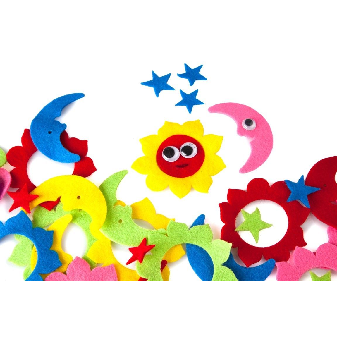 Felt Cutouts Sky 3" 10 Sets Discontinued
