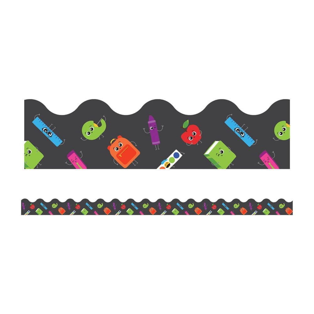 School Scalloped Border