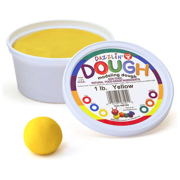 Dazzlin' Dough (Non-Scented, 6 Colors, 1 Lb.)