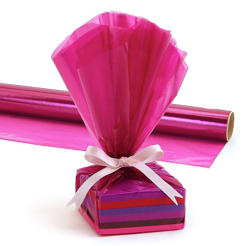 Cellophane Wrap (Orange, 40-Inch X 100 Ft)