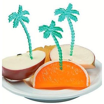 Plastic Palm Tree Picks 3" 72/pk