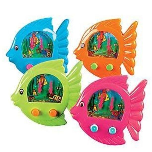 Plastic Fish-Shaped Ring Toss Water Games 1pc