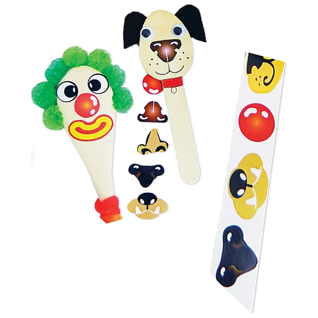 Creative Nose Stickers, 600 per roll- 3 rolls