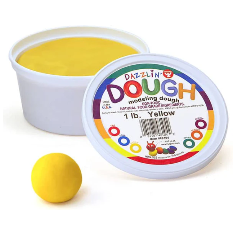 Dazzlin' Dough (Non-Scented, 6 Colors, 1 Lb.)