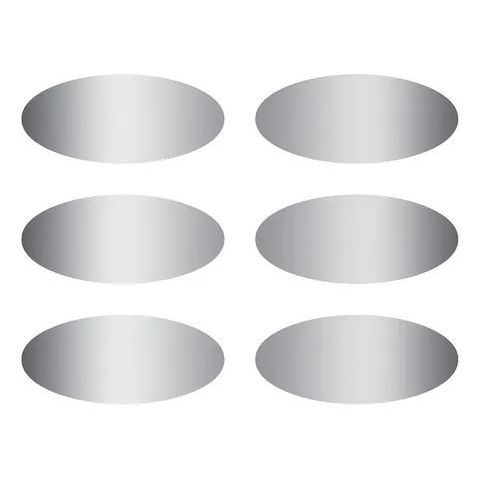 Ovals Scratch Off Stickers 2 1/2" x 1" 180/pk