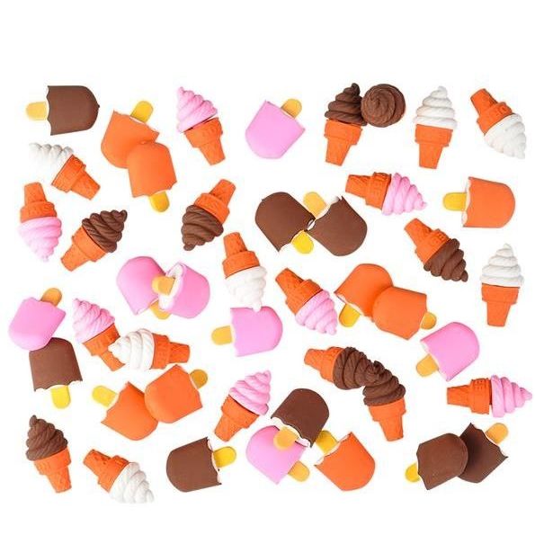 Frozen Treats Erasers 1.5" 48pc