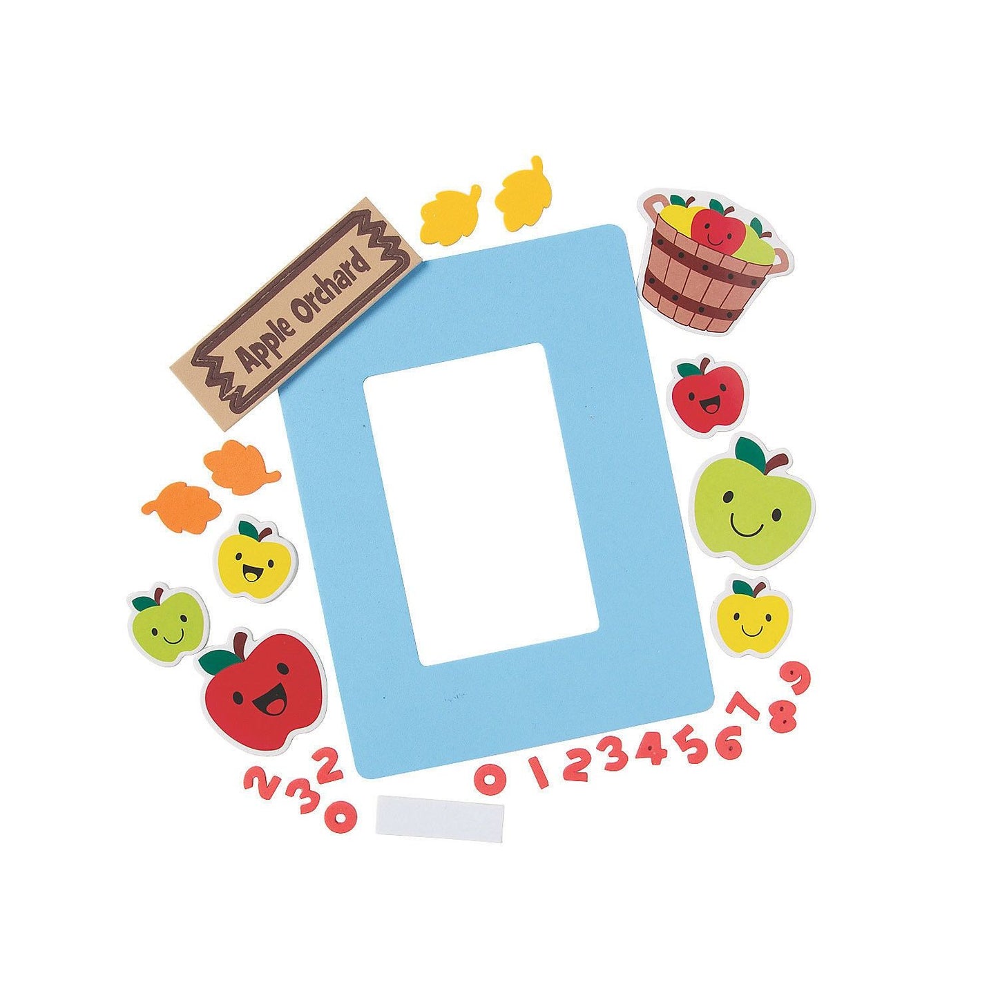 Apple Orchard Picture Frame Magnet Craft Kit, 2 1/2" x 4" photo space - Makes 12