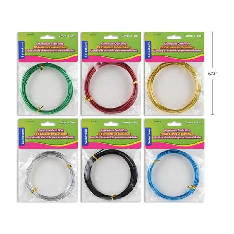 Aluminum Craft Wire 2mm x 118" (Closeout)